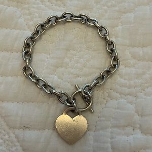 Sterling silver 925 heart bracelet